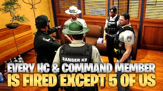 Every HC & Command Member Gets Fired From PD! | NoPixel RP | GTA | CG