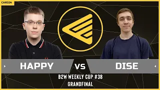 WC3 - B2W Weekly Cup #38 - Grandfinal: [RDM] Happy vs Dise [RDM]