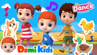 Animal Dance💃🏻🐤🐏🐈️| Dance Party | Domikids Nursery Rhymes & Kids Songs