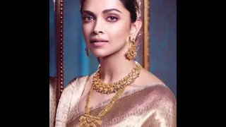 Deepika padukone gold jewellery collection Tanishq Shubham 💗💗💗