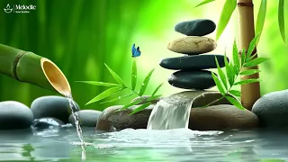 Relaxing Piano Music - Soothing Music, Water Sound, Bamboo, Meditation Music, Sleeping, Studying