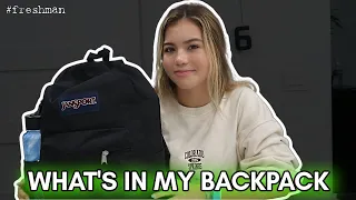 WHAT'S IN MY BACKPACK 2021 || FRESHMAN | SISTER FOREVER