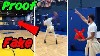 Stephen Curry Five Full-Court Shots CONFIRMED NOT REAL & FAKE (PROOF)