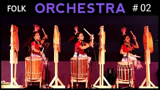 Folk orchestra #02 | Manipur University students | National youth festival