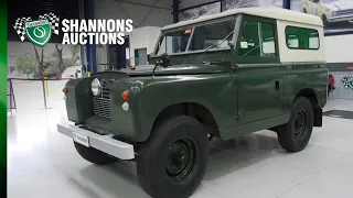 1967 Land Rover Series II SWB Wagon - 2021 Shannons Winter Timed Online Auction