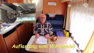 Wir haben unser WoMo aufgelastet   Achtung ! Falle!