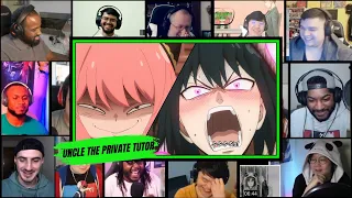 Uncle the Private Tutor || Spy x Family Episode 18 || Reaction Mashup