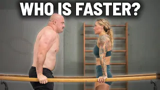 World's Strongest Man Races CrossFit Athlete Danielle Brandon