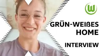 "TikTok ist sehr lustig" Felicitas Rauch | Grün-weißes Home Interview - VfL Wolfsburg Frauen
