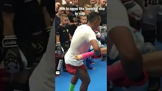 Now you see him, now you don’t 😜 How to sweep like Saenchai step by step 🐐#shorts