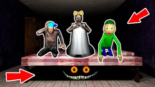 Monster under the bed vs Granny vs Baldi vs Grandpa - funny horror school animation (p.80)