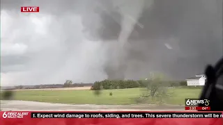 Tornado touches down near Waverly, NE