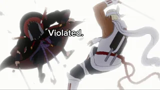 Killer bee VIOLATES Sasuke and they jump him for it.