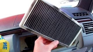 Замена салонного фильтра Mercedes W210 cabin filter replacement