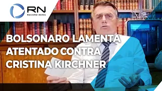 Bolsonaro lamenta atentado contra Cristina Kirchner