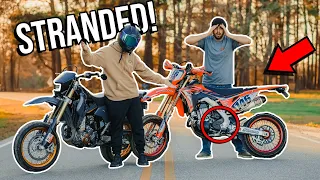 SUPERMOTO LEAVES ME STRANDED! *CHASE ENDS BADLY*