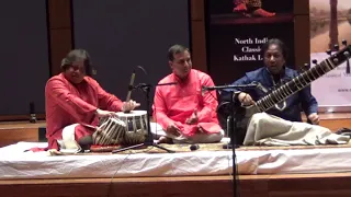 Hindole Majumdar(Tabla)in concert with Sitar Legend Ustad Shahid Parvez Live in Melbourne Australia