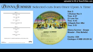 Donna Summer -  Selected Cuts From Once Upon A Time (Side 2)