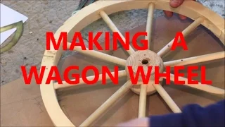MAKING A WAGON WHEEL / WOODWORKING
