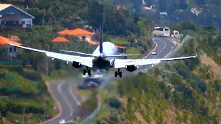 Madeira Airport Thrills: 🛬 Airliner Landings & 🛫 Jet Take-Offs!