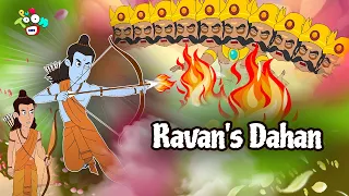 Ravan's Dahan | Dussehra Story | Moral Stories | English Cartoon | Animated Bedtime Stories