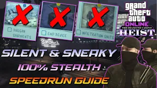 How to Speedrun Silent & Sneaky 100% Stealth Guide NO Secondary Preps!