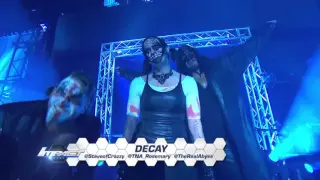 TNA IMPACT WRESTLING Decay Entrance & Intro - Monsters Ball 2/16/16