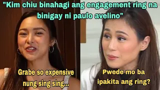 Omg!😱 Kim chiu binahagi ang engagement ring na bigay ni paulo avelino.