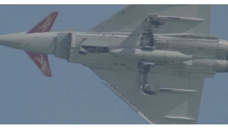 Eastbourne Airshow 2015 Airbourne - Royal Air Force Typhoon Demo