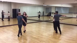 Silver Rumba variations -curl, syncopated fan, rope spinning