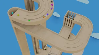 The 3D Marble Race