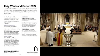 The Chrism Eucharist with the Renewal of  Ordination Vows Monday 11 April 2022  19.00