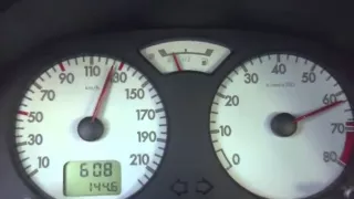 Citroen Saxo vts 16v acceleration 0-180km/h