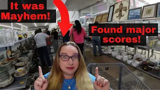 I Spent HUNDREDS at This Chaotic Miami Thrift Store! SCORE!