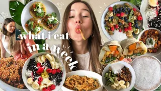 what I really eat in a week! - ( vegan + easy + enjoyable! )
