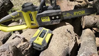 Ryobi 40v Brushless Chainsaw "click start"  RY40511