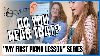 Piano Geography and Listening Skills | My Very First Piano Lesson | Piano Lessons for Kids