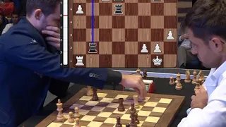 Magnus Carlsen vs Levon Aronian - Blitz Chess ending