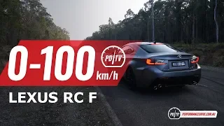 2018 Lexus RC F 10th Anniversary Edition 0-100km/h & engine sound