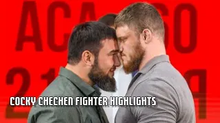 MOST COCKY CHECHEN in MMA / KILLS AN OPPONENT WITH A STARE - MUHOMAD VAKHAEV HIGHLIGHTS [HD]