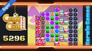 Candy Crush Saga Level 5296 - Super Hard Level - No Boosters