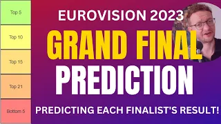 Eurovision Grand Final Prediction - Who will be Top 5, Bottom 5? Predicting all finalist's results!