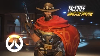 McCree Gameplay Preview | Overwatch | 1080p HD, 60 FPS
