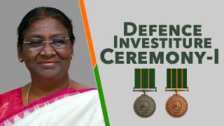 President Murmu presents Gallantry Awards at Defence Investiture Ceremony-I at Rashtrapati Bhavan