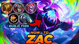 ZAC IS THE STRONGEST CHAMPION IN SEASON 13? League of Legends Guide!