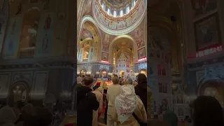 Храм Христа спасителя. Патриарх Кирилл. #москва #moscow #russia #россия #walking