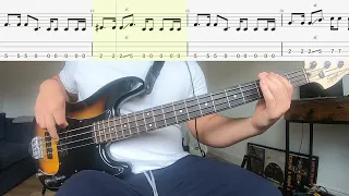 Incubus - Wish You Were Here - Bass Cover + Tabs