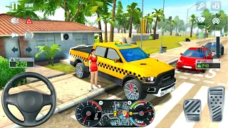 Big Pickup SUV Taxi Driving Sim 2020 #4 - Ultimate Taxi Driver - Android  Gameplay