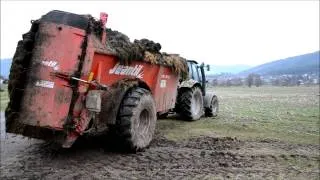 Epandage de Fumier - Deutz-Fahr M600 & Merlo