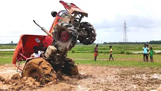 Mahindra Yuvo 585 4wd In Mud Tractorvideo